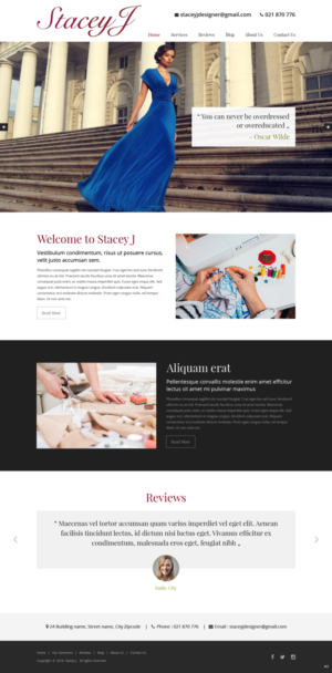 Web Design by pb for StaceyJ | Design: #19651799