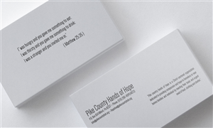 Business Card Design by Joey Kennedy for Pike County Hands of Hope | Design: #2887672