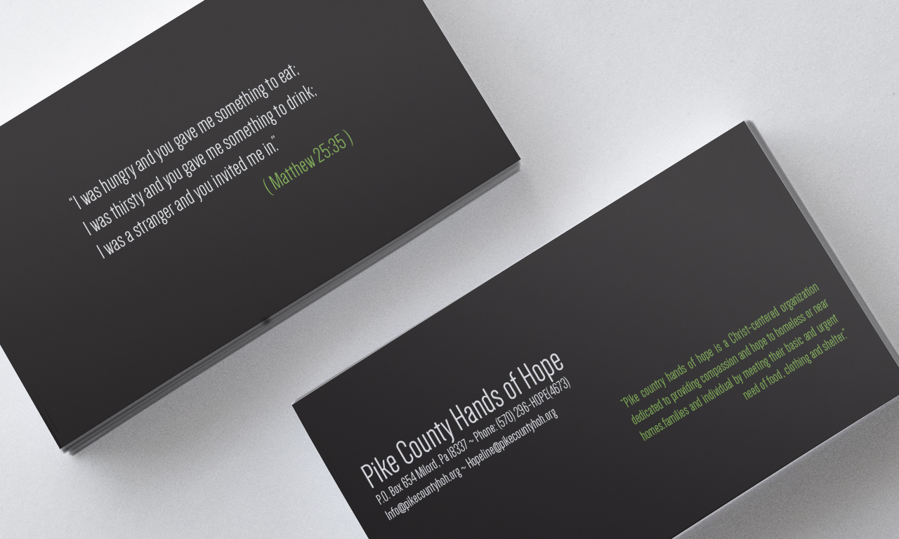 Business Card Design by Joey Kennedy for Pike County Hands of Hope | Design #2891604