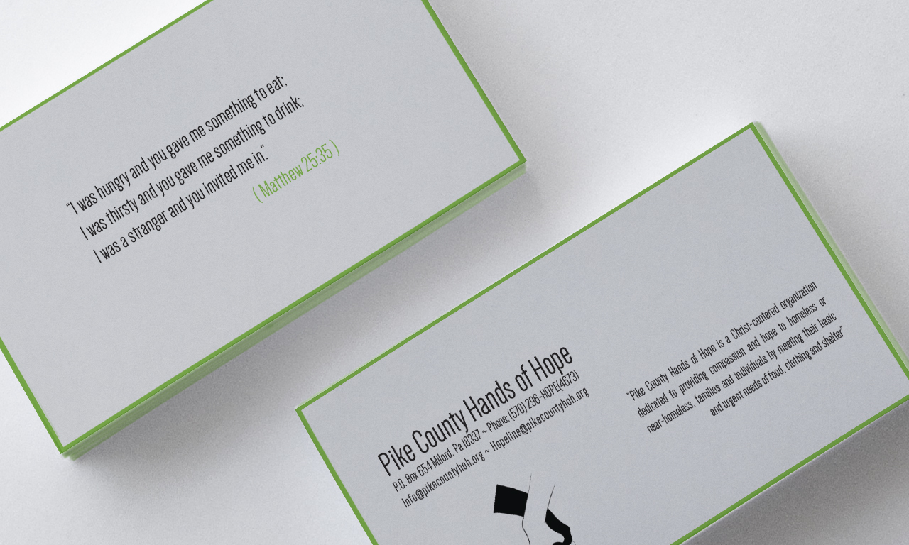 Business Card Design by Joey Kennedy for Pike County Hands of Hope | Design #2897270