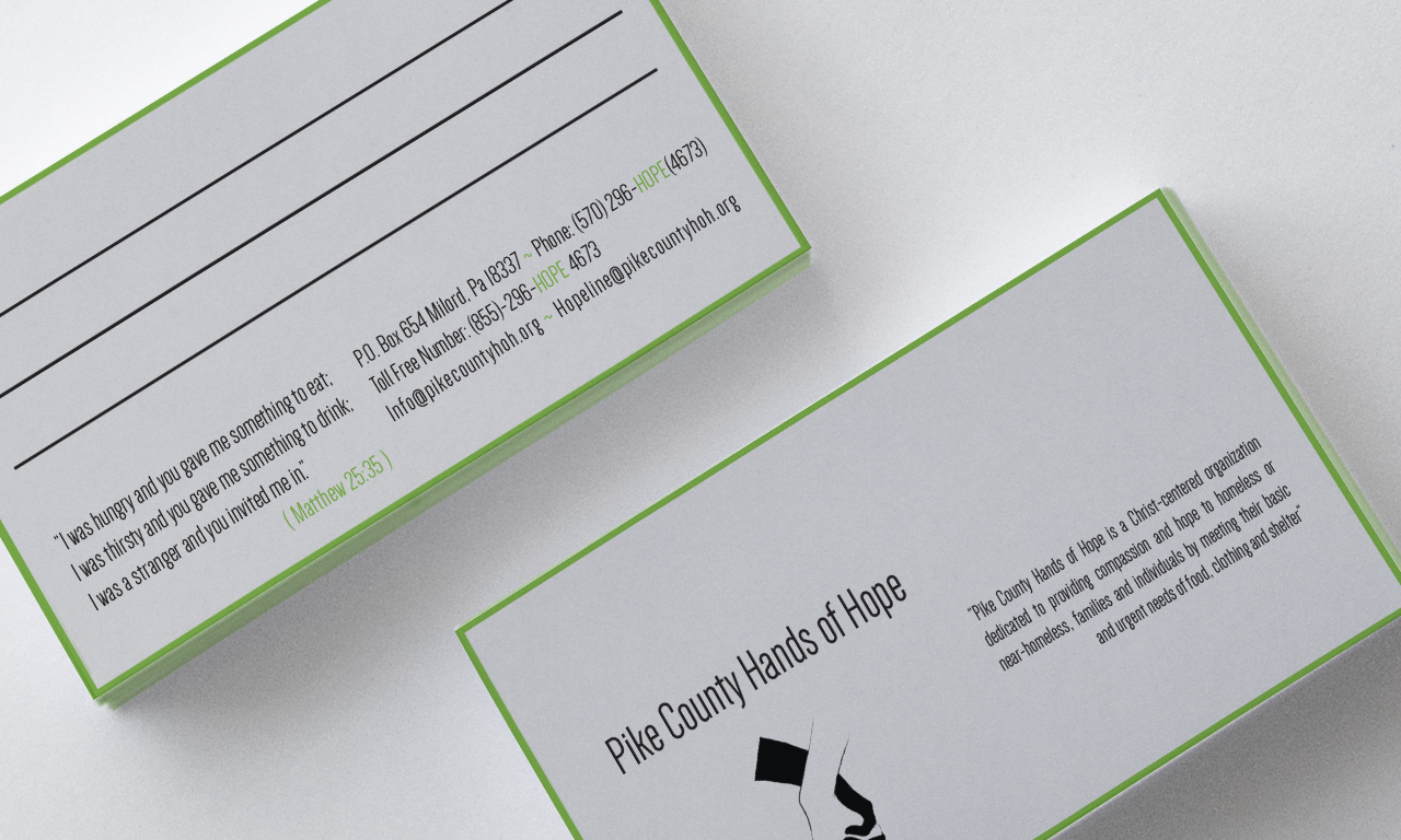 Business Card Design by Joey Kennedy for Pike County Hands of Hope | Design #2958769