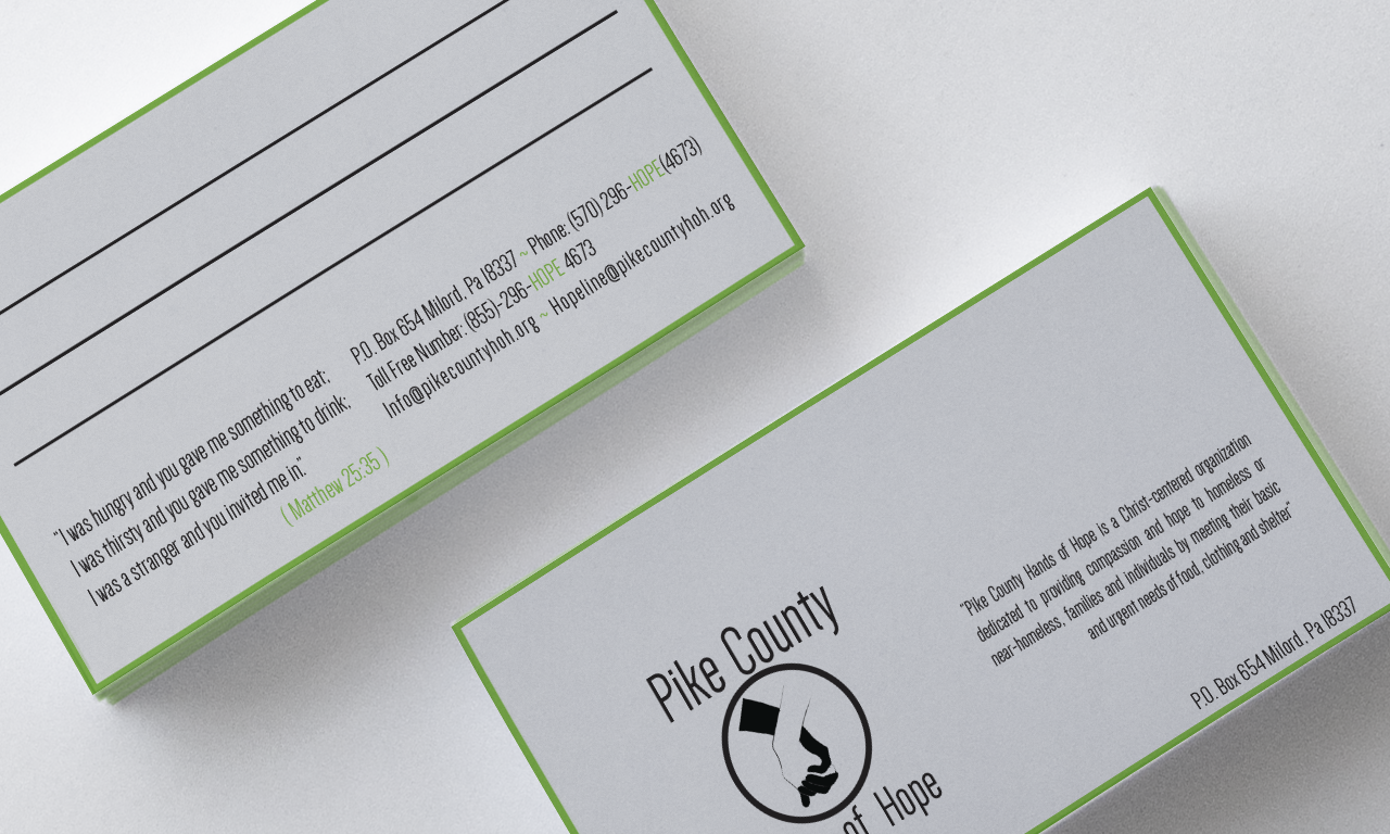 Business Card Design by Joey Kennedy for Pike County Hands of Hope | Design #2958910