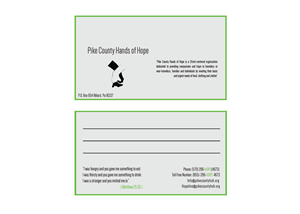 Business Card Design by Joey Kennedy for Pike County Hands of Hope | Design: #2958967