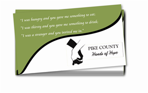 Business Card Design by sai for Pike County Hands of Hope | Design #2891124