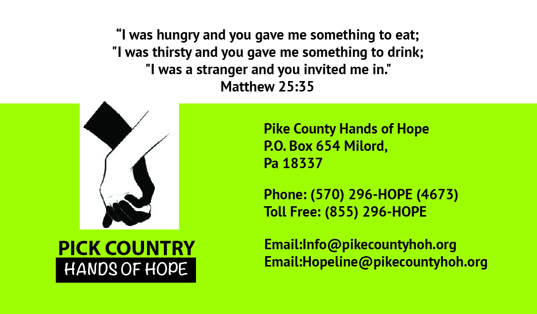 Visitenkarten-Design von PriDegree für Pike County Hands of Hope | Design #2904038