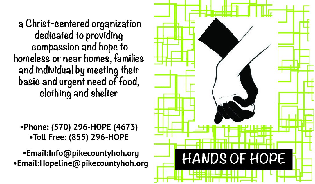Visitenkarten-Design von PriDegree für Pike County Hands of Hope | Design #2904044