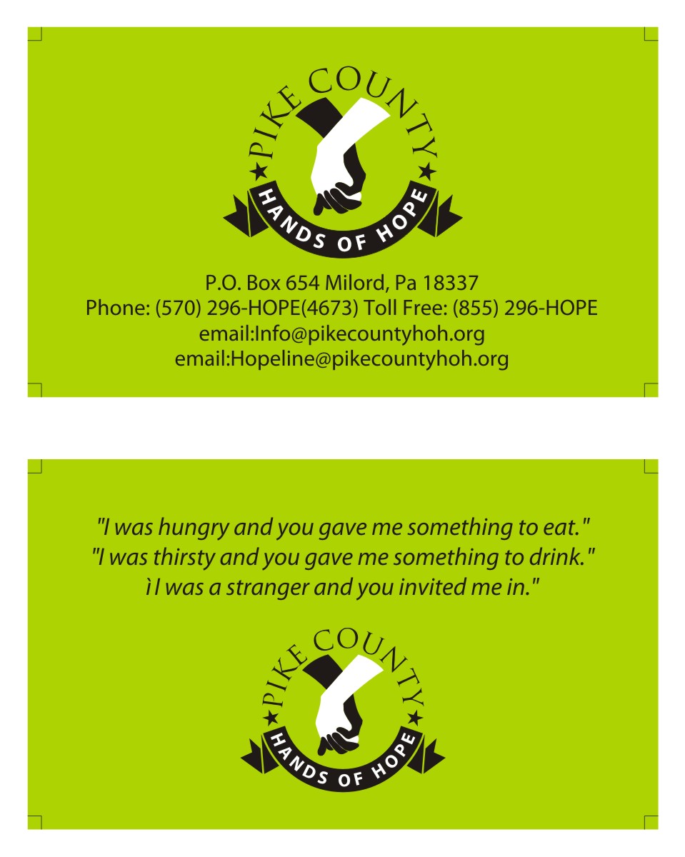 Business Card Design by iworks for Pike County Hands of Hope | Design #2896069