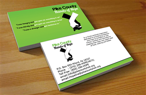 Business Card Design by Hardcore Design for Pike County Hands of Hope | Design #2898547