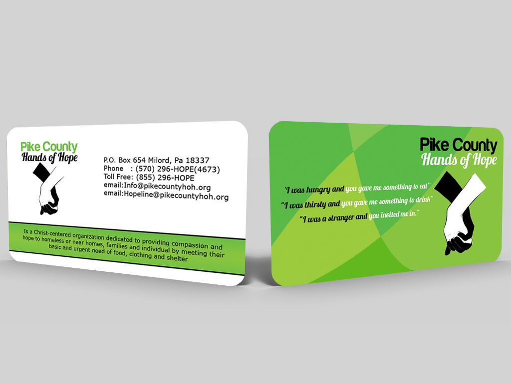 Business Card Design by Hardcore Design for Pike County Hands of Hope | Design #2898548