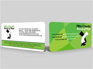 Business Card Design by Hardcore Design for Pike County Hands of Hope | Design: #2898548