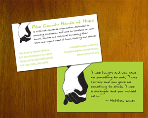 Business Card Design by chris for Pike County Hands of Hope | Design: #2898133