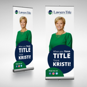 standard retractable banner is 33