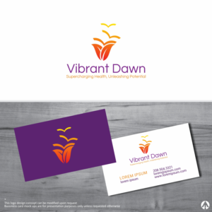 Vibrant Dawn   Supercharging Health, Unleashing Potential. | Logo-Design von MBARO