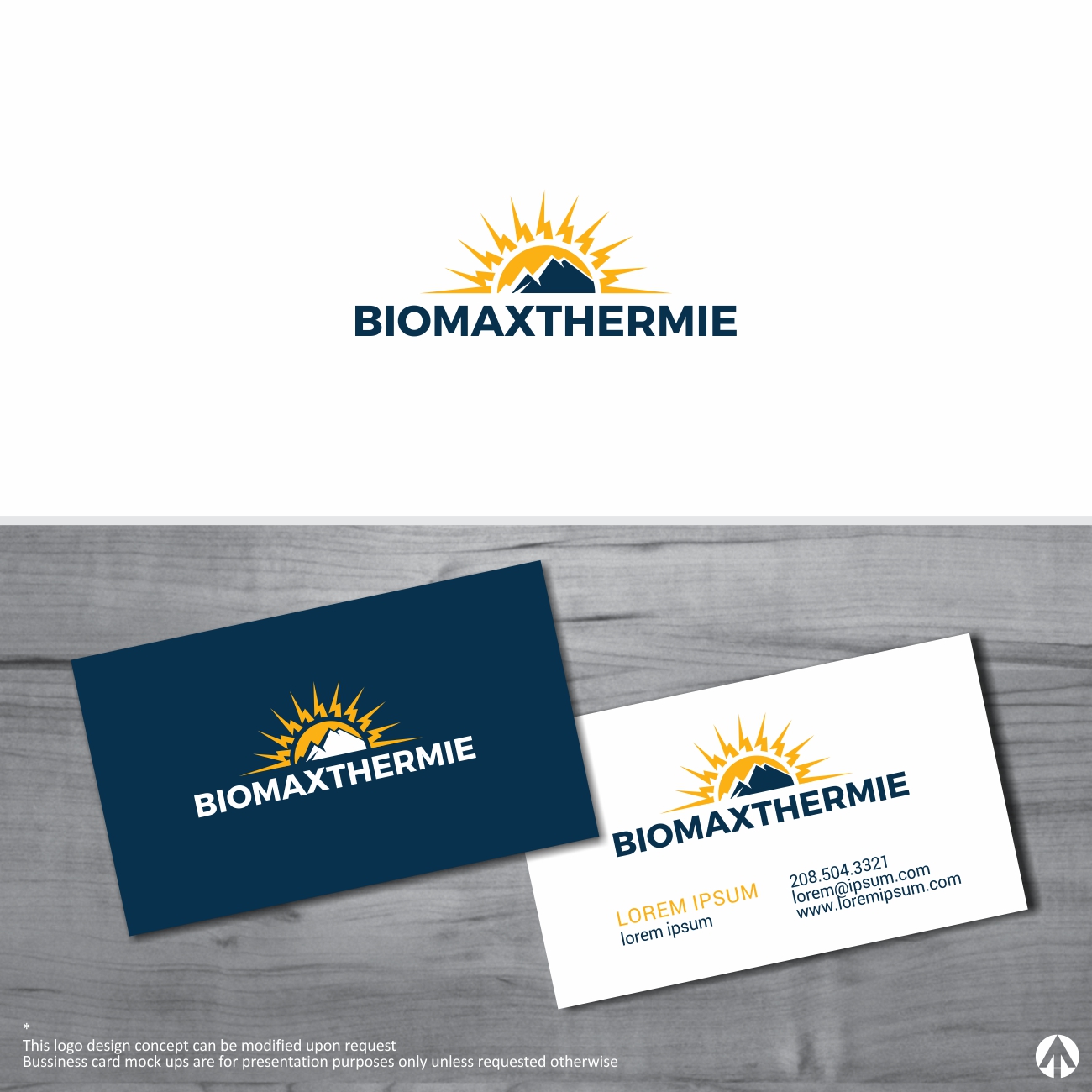 Logo Design by MBARO for Biomaxthermie | Design #19512167