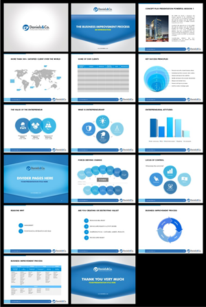 PPT template for boutique strategic planning, accounting and taxation firm | Diseño de PowerPoint por DDD