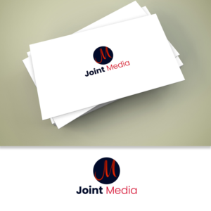 We are called Joint Media. We'd like the JM used as a monogram with full name below it.  Our colors are a deep red, black, stone grey and white. | Logo Design by ClearDesign