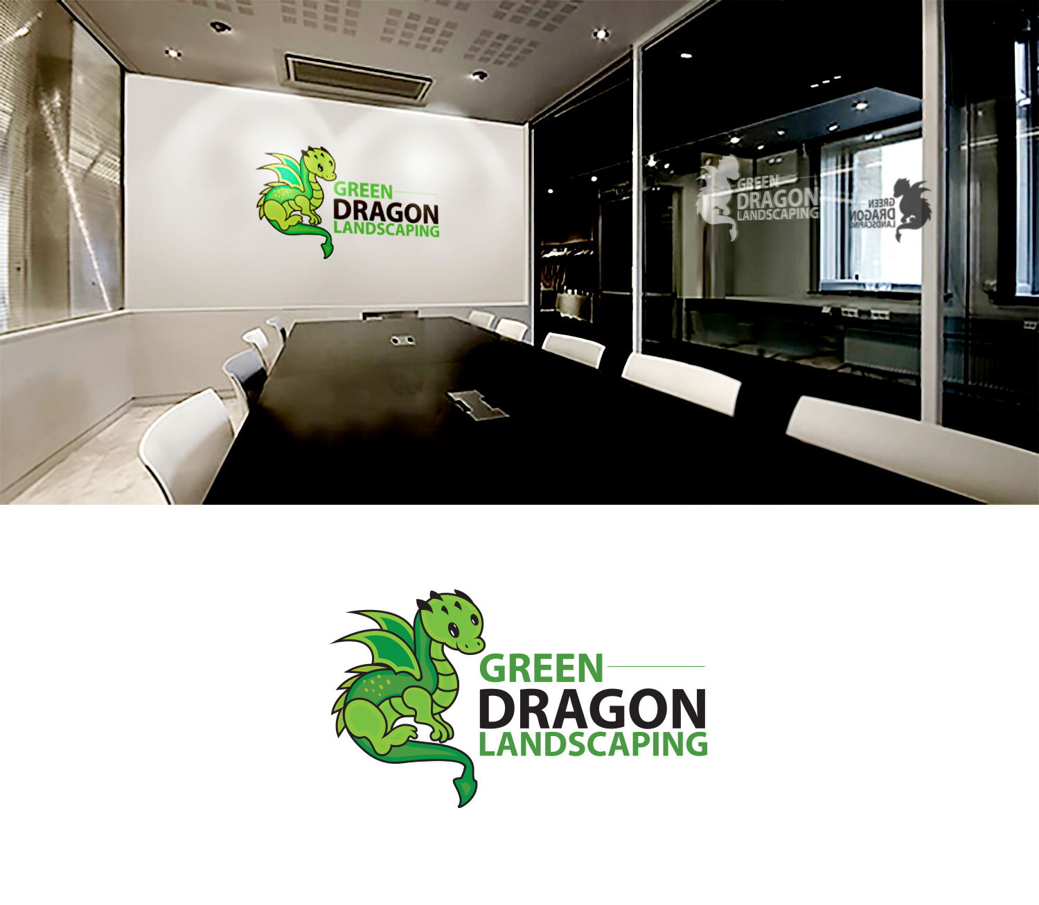 Logo Design by Impressive Solutions for Green Dragon Lawn & Snow Removal Inc | Design #19515729
