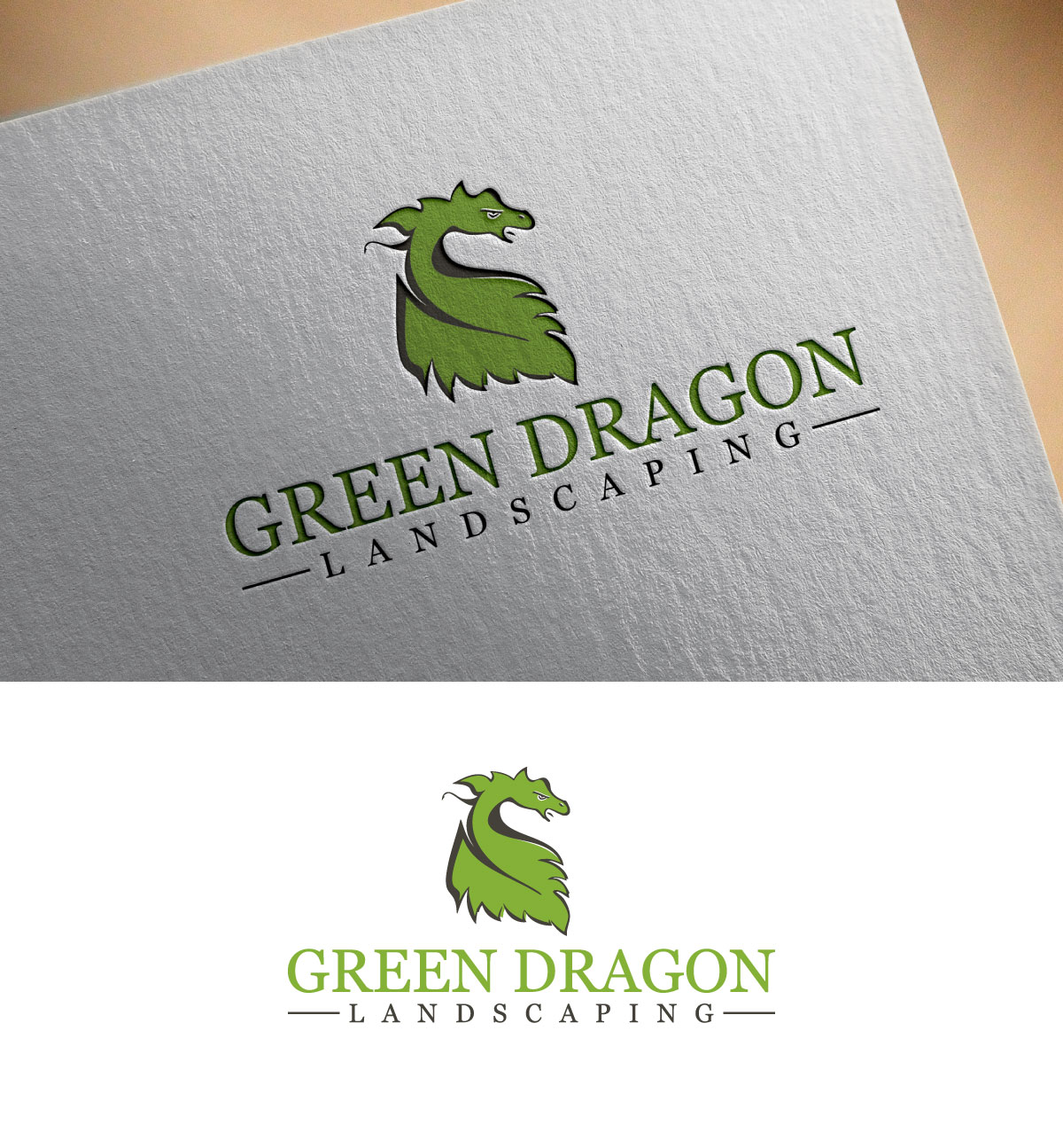 Diseño de Logo por nirjona 2 para Green Dragon Lawn & Snow Removal Inc | Diseño: #19564082