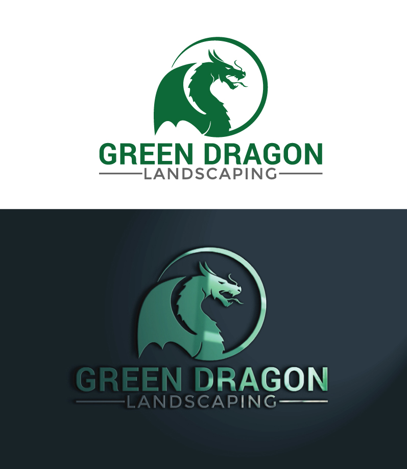 Diseño de Logo por Madara Uchiha para Green Dragon Lawn & Snow Removal Inc | Diseño #19517592