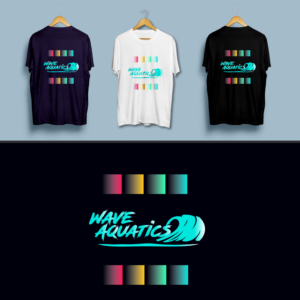T-shirt Design by Alpha design for Wave Aquatics | Design: #19497594