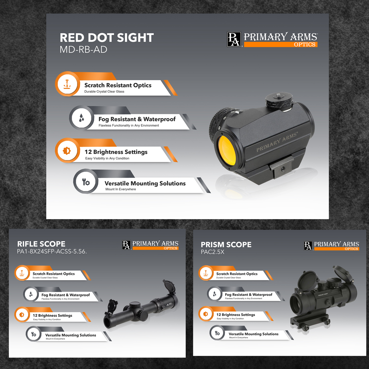 Infographic Design by Gemini Geeks for Primary Arms | Design #19626667
