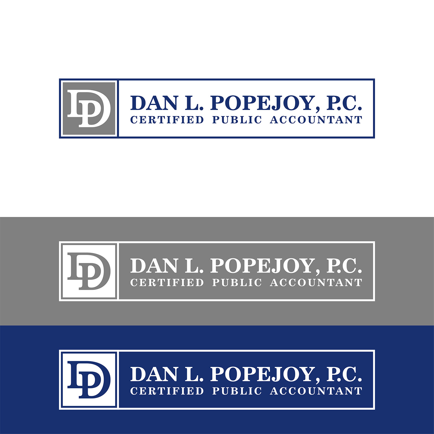 Logo Design by SGS.Design for Dan L. Popejoy, CPA | Design #19495704