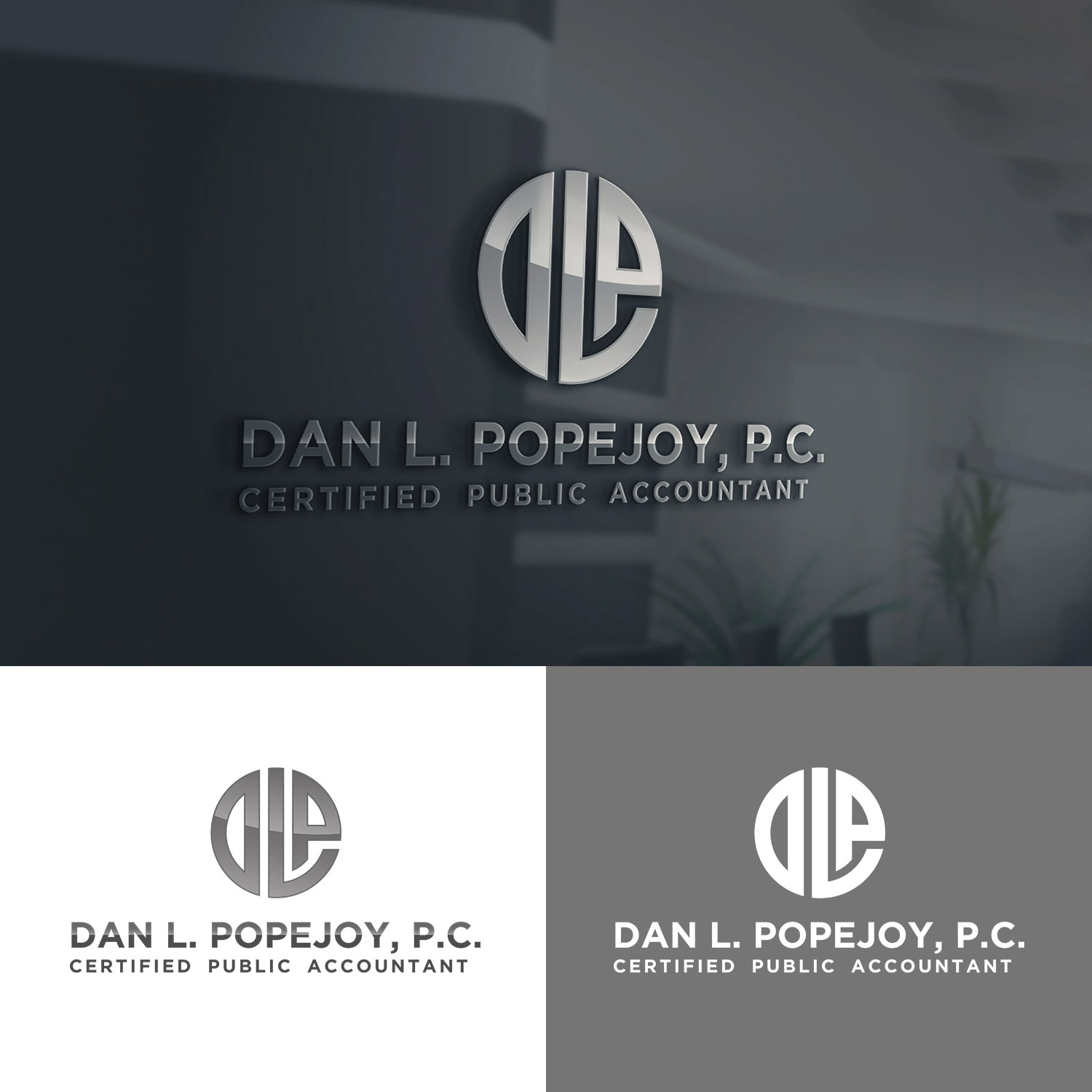 Logo Design by SGS.Design for Dan L. Popejoy, CPA | Design #19497079