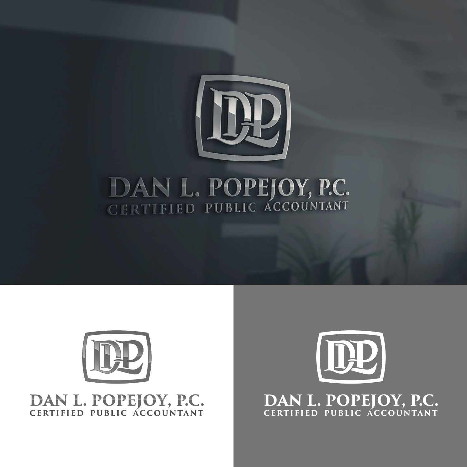 Logo Design by SGS.Design for Dan L. Popejoy, CPA | Design #19497120