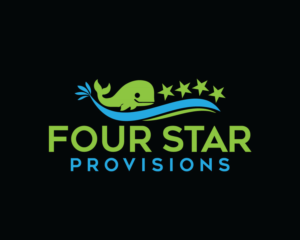 Logo Design by shimul Graphic for Four Star Seafood  | Design: #19493773