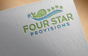 Logo Design by shimul Graphic for Four Star Seafood  | Design: #19493775