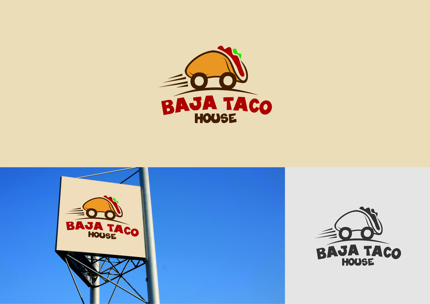 Logo Design by KreAnts for Baja Taco House | Design #19533670