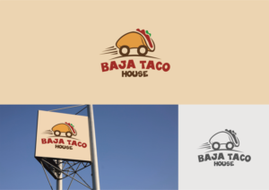 Logo Design by KreAnts for Baja Taco House | Design: #19533670