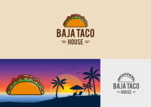 Logo Design by KreAnts for Baja Taco House | Design: #19540982