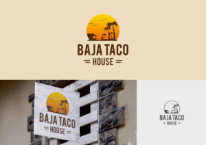 Logo Design by KreAnts for Baja Taco House | Design: #19540983