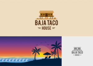 Diseño de Logo por KreAnts para Baja Taco House | Diseño #19547581