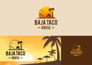 Logo-Design von KreAnts für Baja Taco House | Design: #19547585