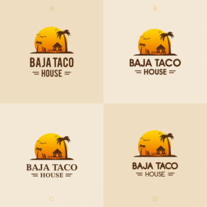 Logo-Design von KreAnts für Baja Taco House | Design: #19549942