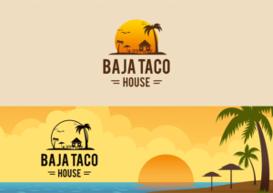 Logo-Design von KreAnts für Baja Taco House | Design: #19556290