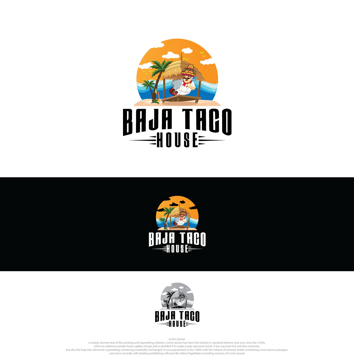 Logo Design by Designs_Hubs for Baja Taco House | Design #19496644