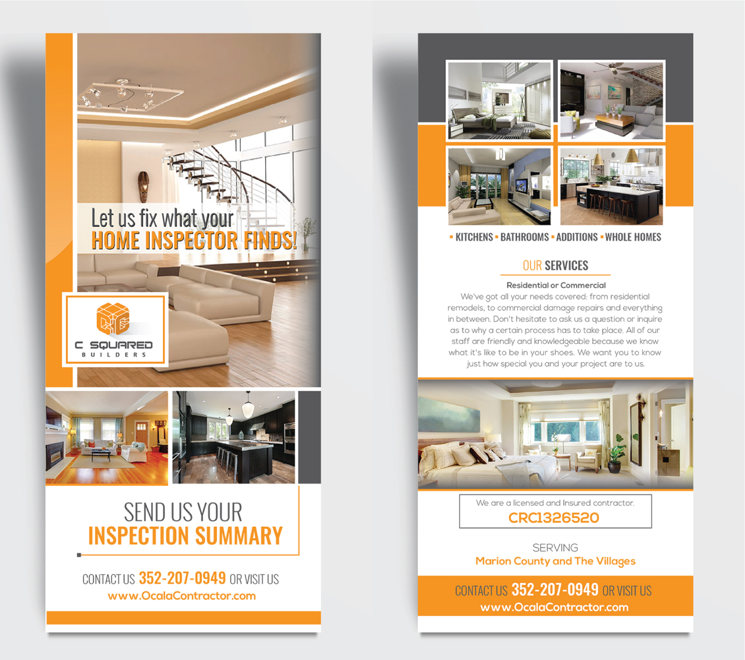 Flyer Design by ilovedesign1 for USA Home Inspections | Design #19543347