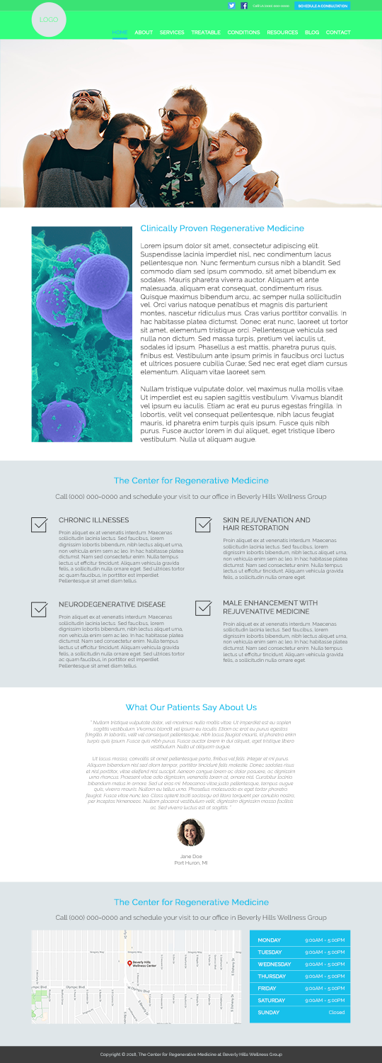 Web-Design von Mulyana für Beverly Hills Wellness Group | Design #19527973