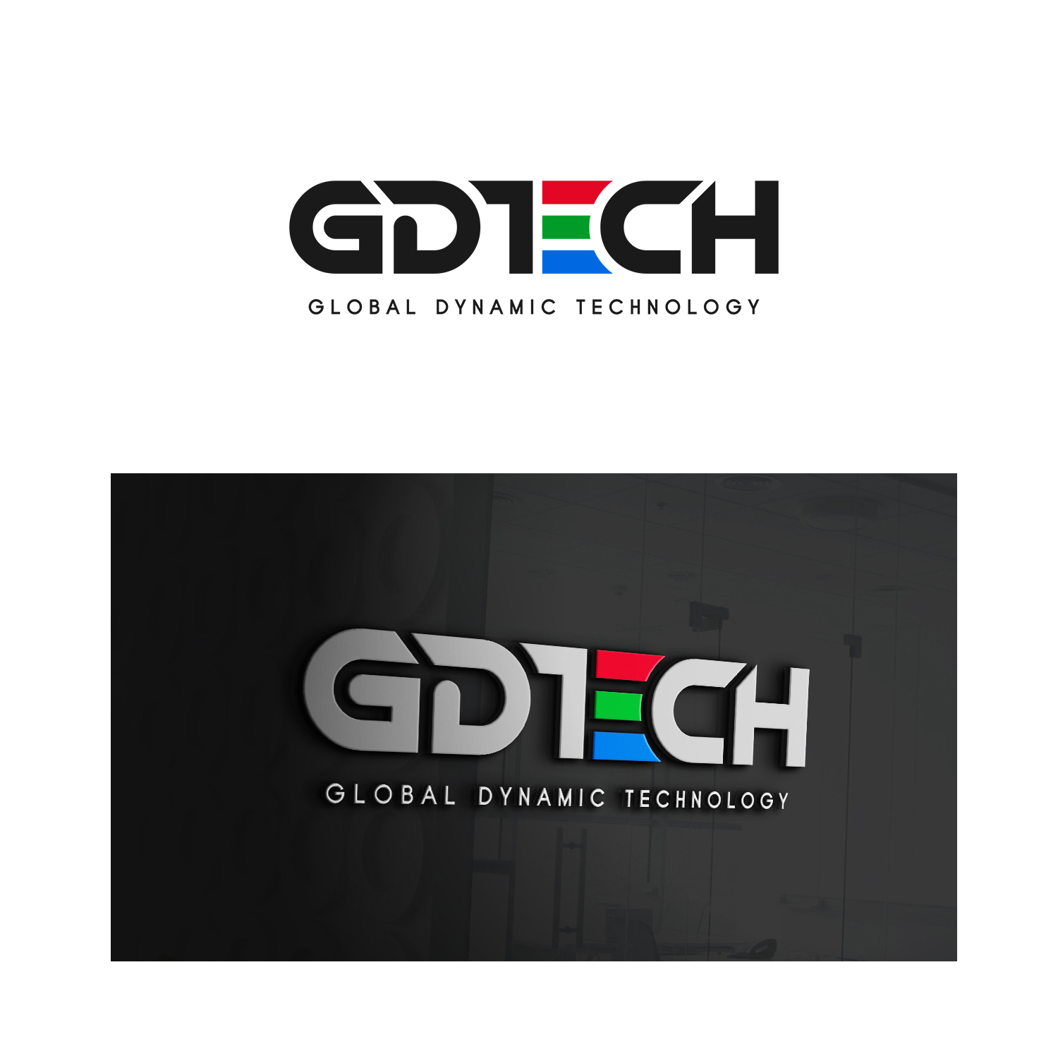 Logo Design by Khadijah Studio for Global Dynamic Technology LLC - LED | Design #19493583