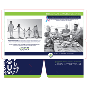 Inform Health Group Presentation Folder, for Cancer Awareness, VERY COLORFUL AND MODERN | Brochure Design by banedsgn