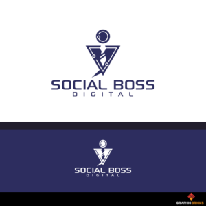 Social Boss Digital | Logo Design by Graphic Bricks