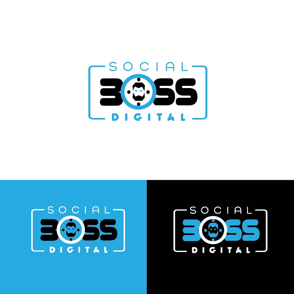 Logo Design by A.STUDIO for Social Boss Digital | Design #19603110