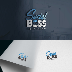 Logo Design by A.STUDIO for Social Boss Digital | Design: #19606272