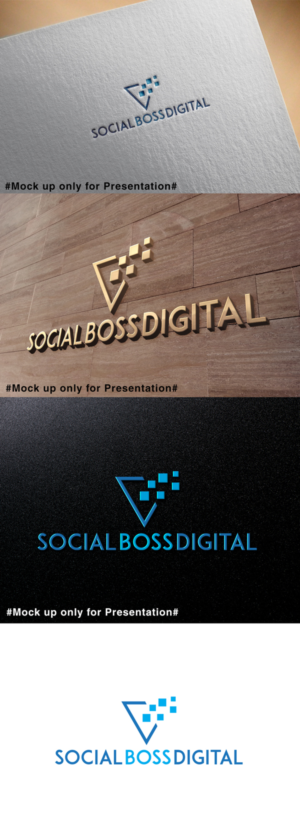 Logo Design by designmind78 for Social Boss Digital | Design: #19557858