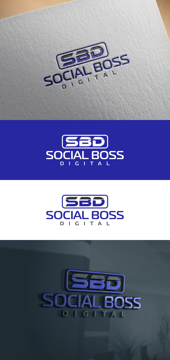 Logo Design by semogaawet 2 for Social Boss Digital | Design #19563093