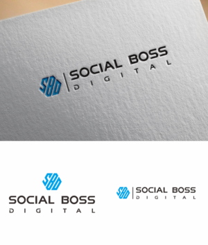 Logo Design by juminto 3 for Social Boss Digital | Design: #19571892