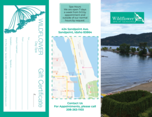 Flyer Design by Sheingart for Wildflower Spa at Seasons | Design #19638952